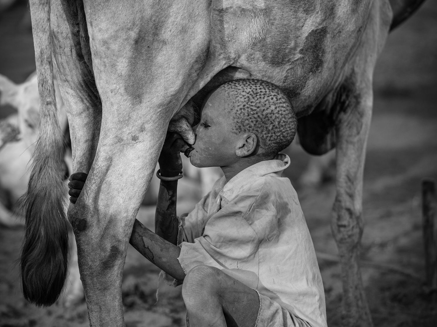 Young boy from Mundari tribe